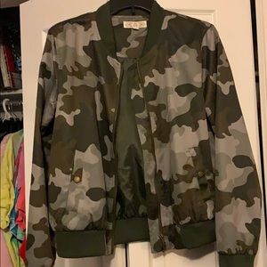 Camo Bomber Jacket